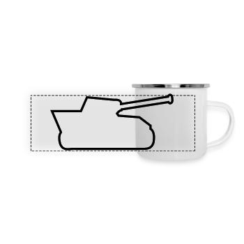 tank - Panoramic Camper Mug - white - Front