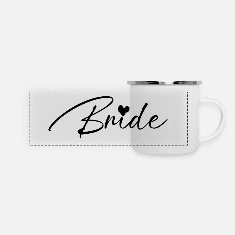 Bride - Panoramic Camper Mug - white