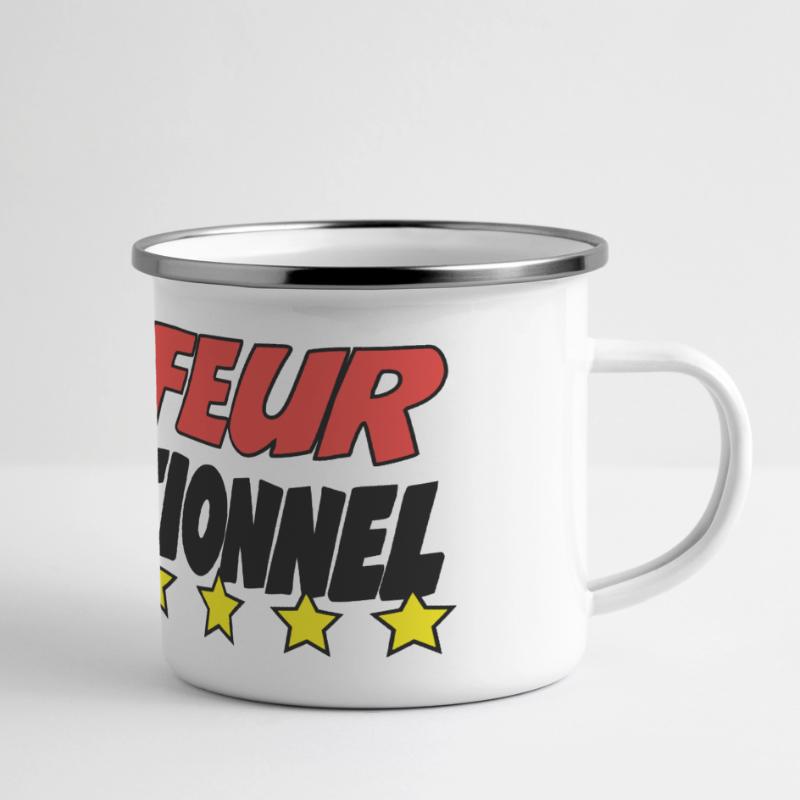 COIFFEUR exceptionnel Mug panoramique émaillé