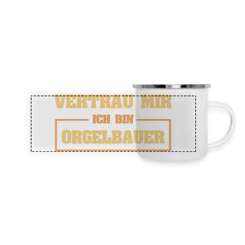 Lustig Organ Builder - Panoramic Camper Mug - white - Front