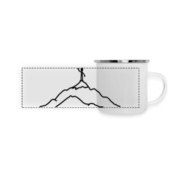 climber - Panoramic Camper Mug - white - Front