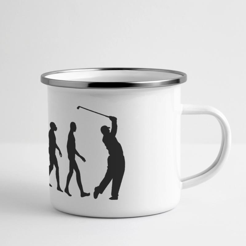 Golf Golf Evolution Mug panoramique émaillé