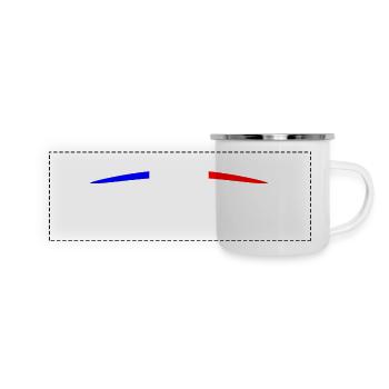 France - Curved design - New - Panoramic Camper Mug - white - Front