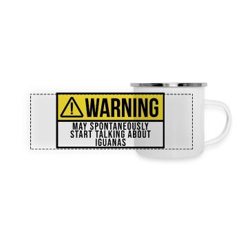 Iguana - Panoramic Camper Mug - white - Front