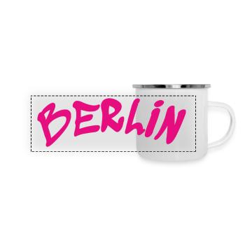 Berlin - Germany - Germany - Brandenburg Gate - Panoramic Camper Mug - white - Front