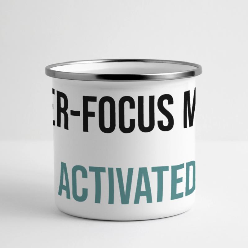 Mode Hyper-Focus : Activé - Déclaration Mug panoramique émaillé