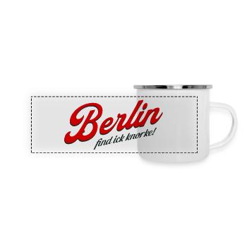 Berlin find ick knorke - Deutschland - Germany - Panoramic Camper Mug - white - Front