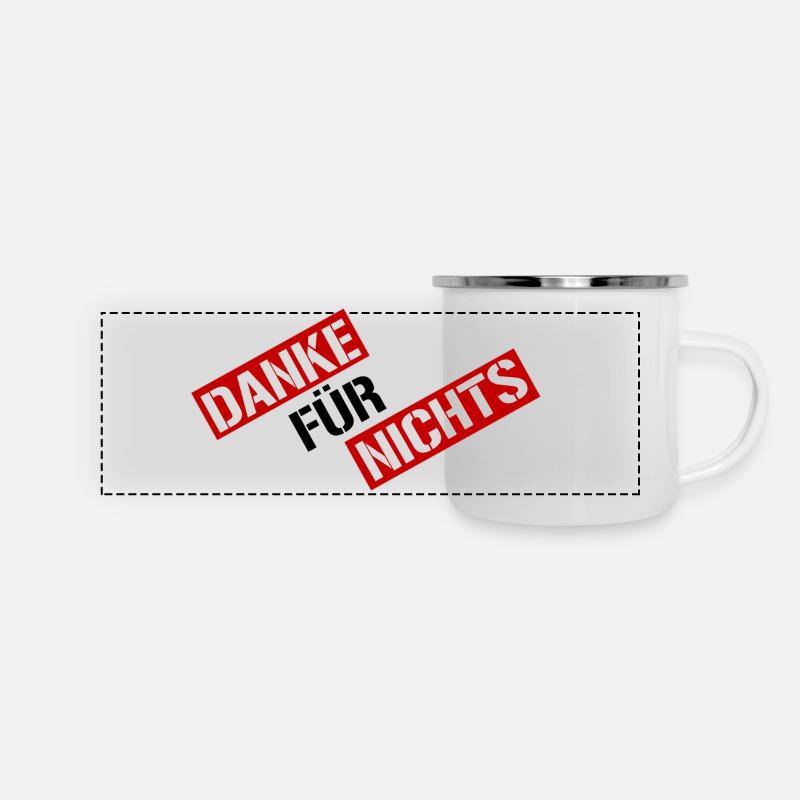 Thank you - Panoramic Camper Mug - white