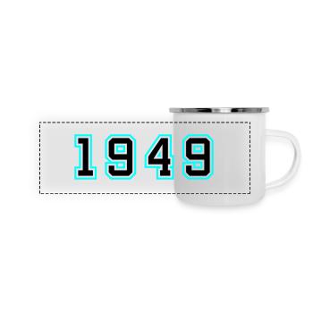 1949 Year Birthday - Panoramic Camper Mug - white - Front