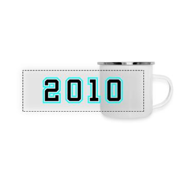 2010 Year Birthday - Panoramic Camper Mug - white - Front