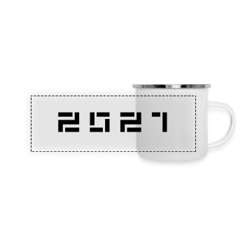 Birth Year Birthday Born In - Made in 2027 - Panoramic Camper Mug - white - Front