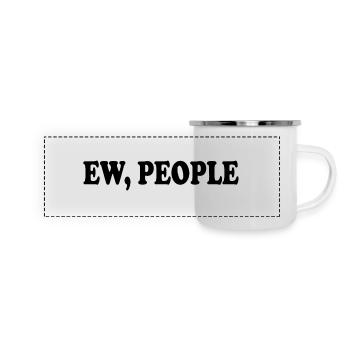 ew people - Panoramic Camper Mug - white - Front