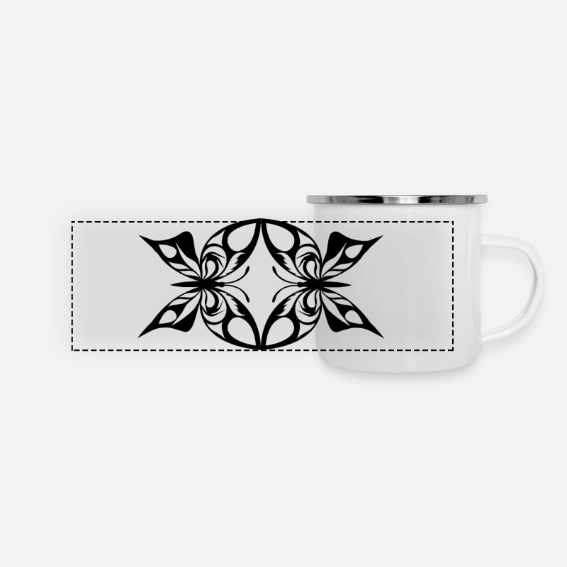 Candy butterflies. - Panoramic Camper Mug - white