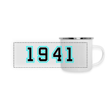 1941 Year Birthday - Panoramic Camper Mug - white - Front