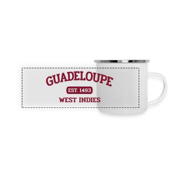 Guadeloupe - Point-à-Pitre - Caraïbes - Antilles - Mug panoramique émaillé - blanc - Devant