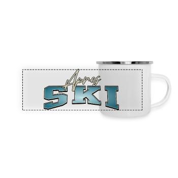 Après-ski - Panoramic Camper Mug - white - Front