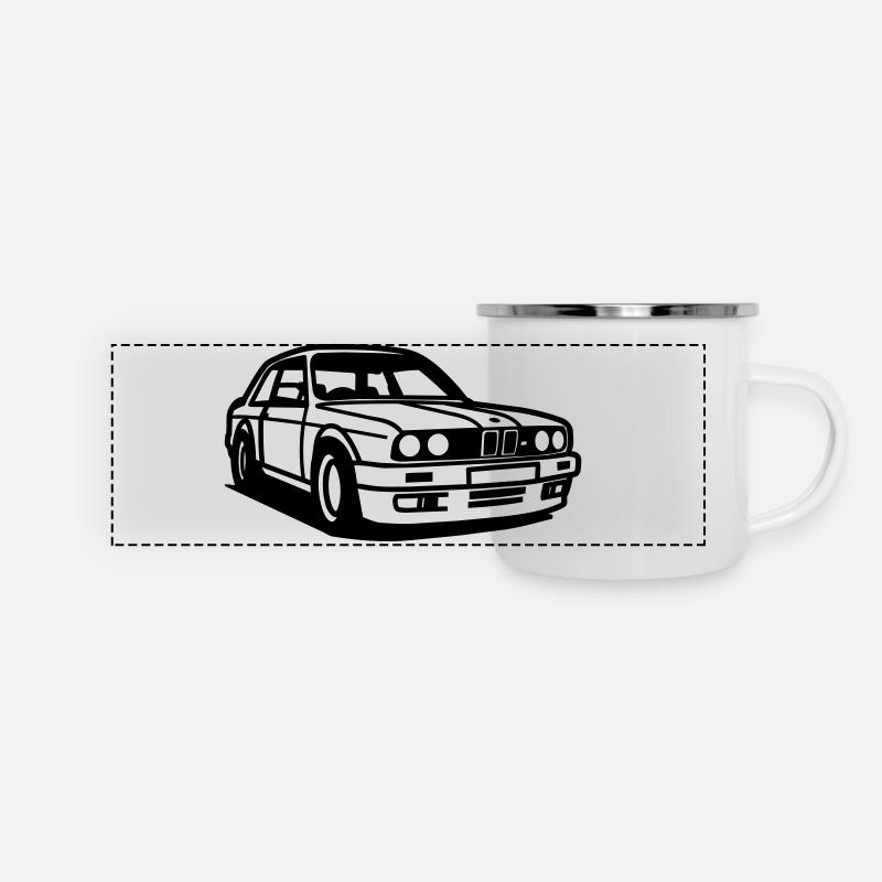 BMWE30 - Panoramic Camper Mug - white