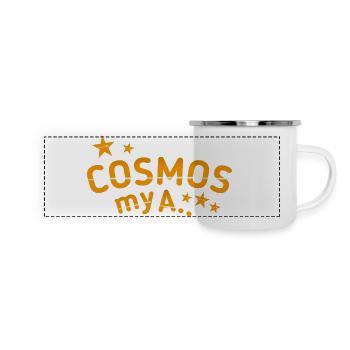 Cosmos Saying Funny - Panoramic Camper Mug - white - Front