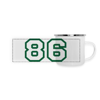 Number 86 sport - Panoramic Camper Mug - white - Front