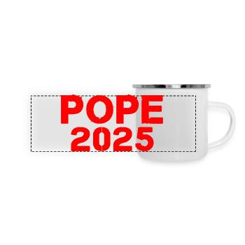 Pope 2025 - Panoramic Camper Mug - white - Front