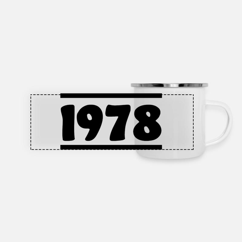 1978 Birthday 1978 - Panoramic Camper Mug - white