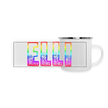 elli rs rainbow - Panoramic Camper Mug - white - Front