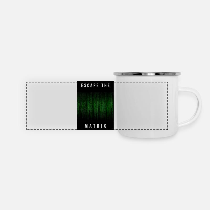 Escape Matrix - Panoramic Camper Mug - white
