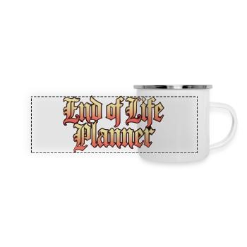 PLANIFICATEUR DE FIN DE VIE - Mug panoramique émaillé - blanc - Devant