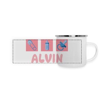 Pacifier Alvin - Panoramic Camper Mug - white - Front