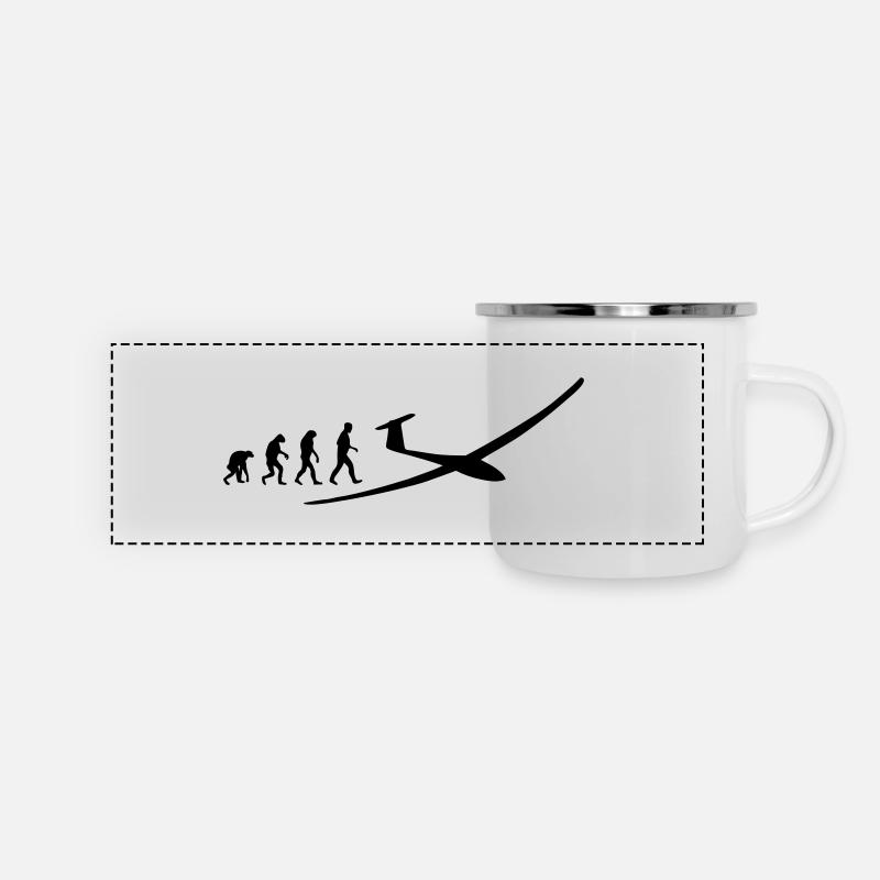glider evolution - Panoramic Camper Mug - white