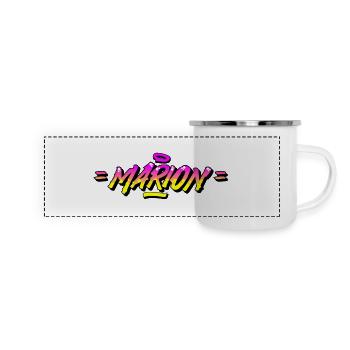 Graffiti First Name Marion - Panoramic Camper Mug - white - Front