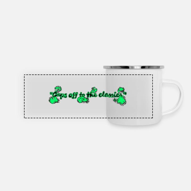 Cap sur les classiques - Mug panoramique émaillé - blanc