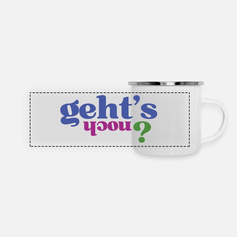Funny sayings "It's still possible" - Panoramic Camper Mug - white