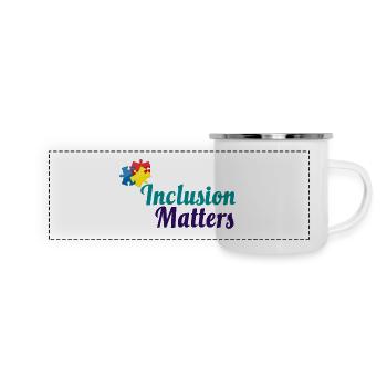 Inclusion Matters Puzzle - Panoramic Camper Mug - white - Front