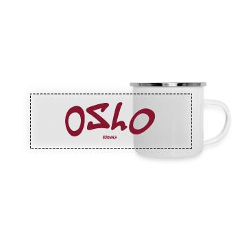 Oslo - Norwegen - Norvège - Mug panoramique émaillé - blanc - Devant