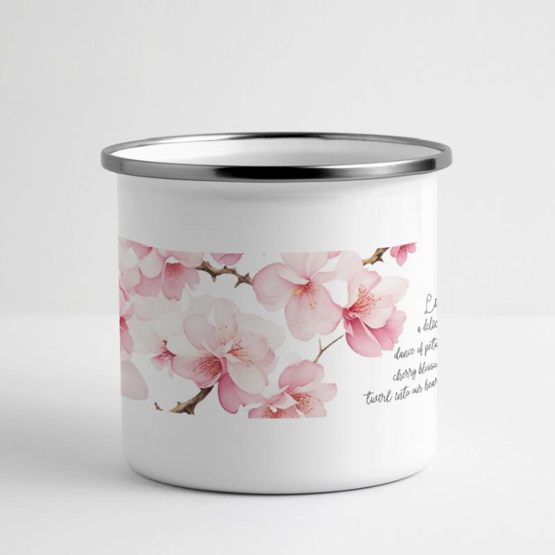 Elegance in Every Sip: Sakura Blossom Coffee Mug Panoramic Camper Mug