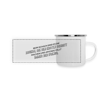 Funny Farmer Farmer Saying - Panoramic Camper Mug - white - Front