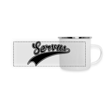 Servus Swash - Panoramic Camper Mug - white - Front