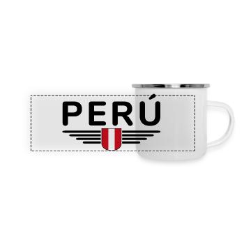 Peru Design – Colors of the Andes - Panoramic Camper Mug - white - Front