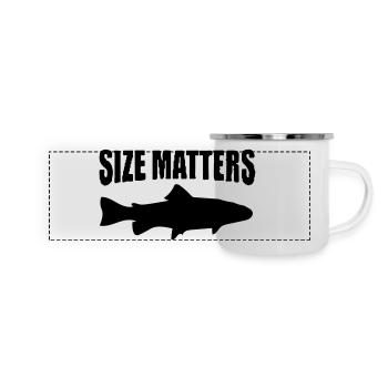 size matters - Panoramic Camper Mug - white - Front