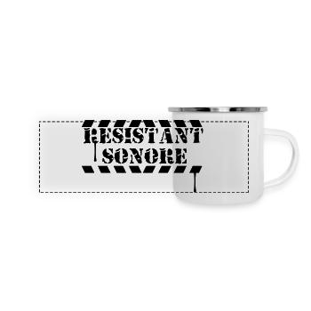 sound resistant - Panoramic Camper Mug - white - Front