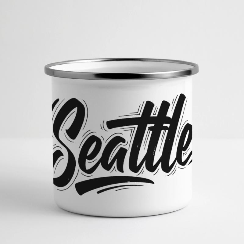 Seattle Panoramic Camper Mug