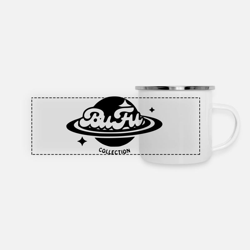 Bufu Planet - Panoramic Camper Mug - white
