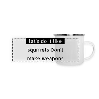 Global Peace Bday Geek Blague Humour Famille - Mug panoramique émaillé - blanc - Devant