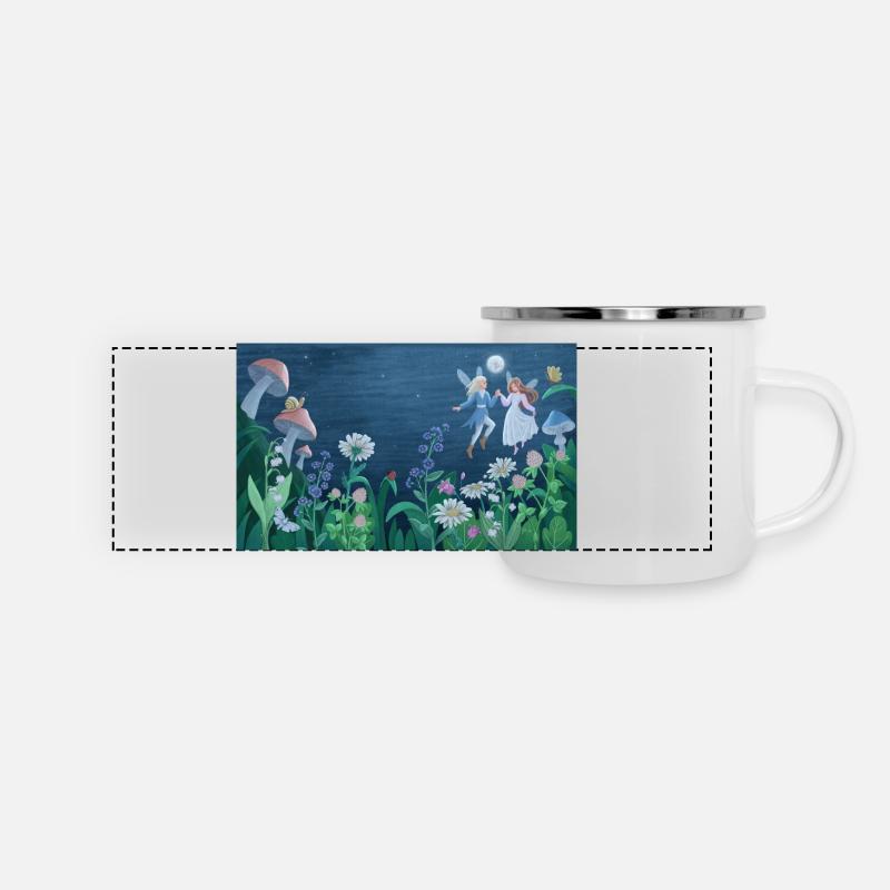 Elf Dance - Panoramic Camper Mug - white