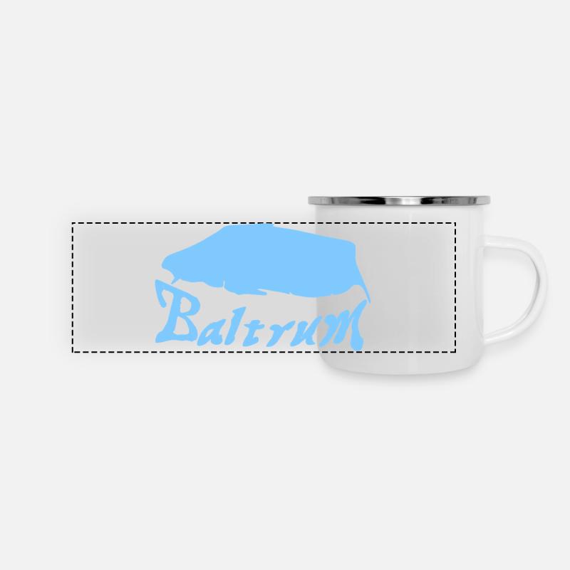 Baltrum Tattoo - Panoramic Camper Mug - white