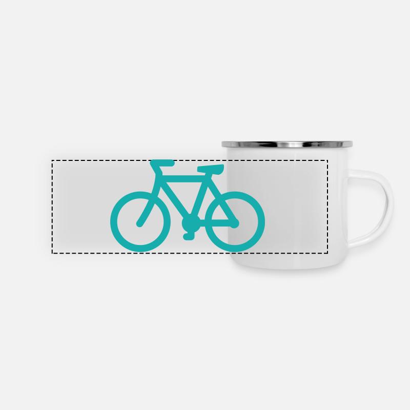 bike - Panoramic Camper Mug - white