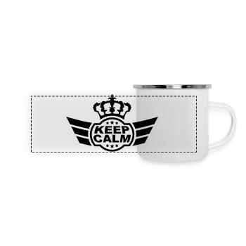 Keep Calm - Panoramic Camper Mug - white - Front