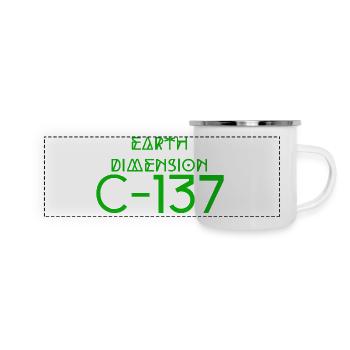 Le projet de loi C-137 - Mug panoramique émaillé - blanc - Devant