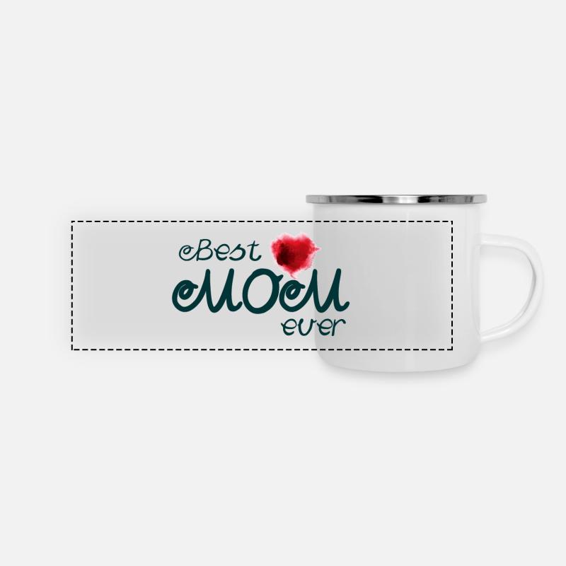 Best Mom ever, Mothers day background. - Panoramic Camper Mug - white